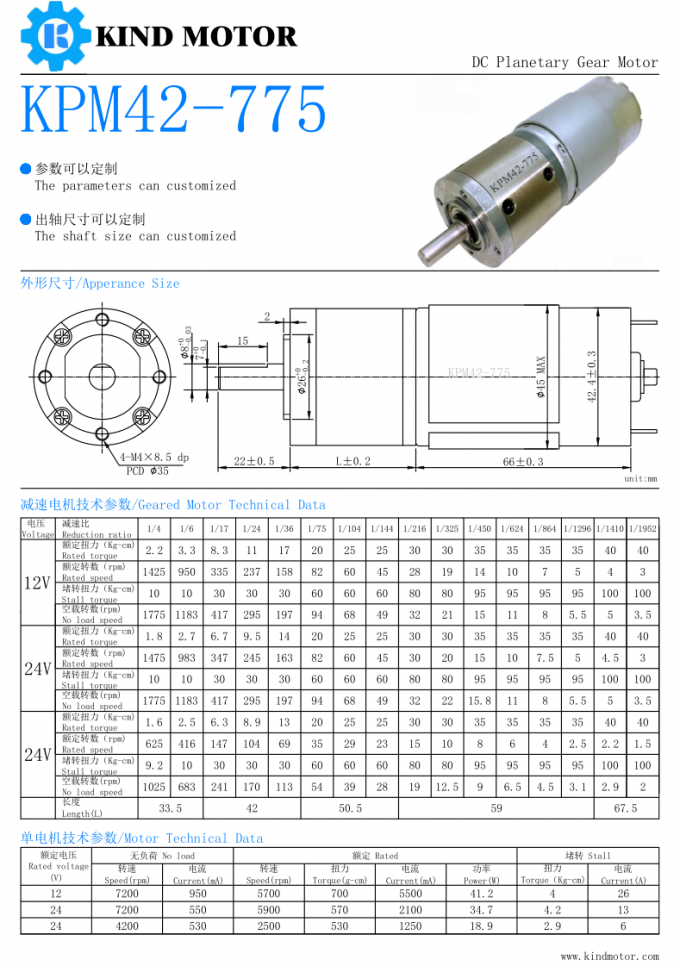 High quality 28mm 36mm 42mm 12v 24v dc brushless bldc planetary geared ...