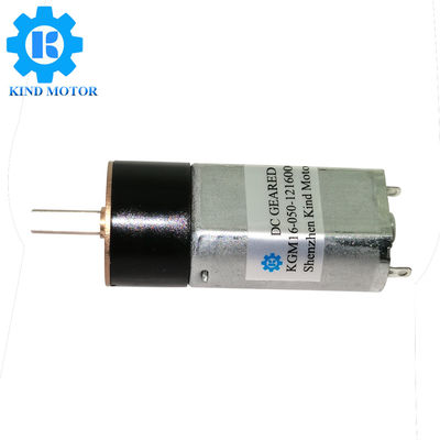 Quiet Brushed DC Geared Motor With 16mm Gearbox 1:360 Reduction Ratio