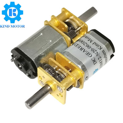 Low Noise 0.5 Inch 12mm N10 N20 N30 3v 5v 6v Metal Carbon Brush Gearmotor