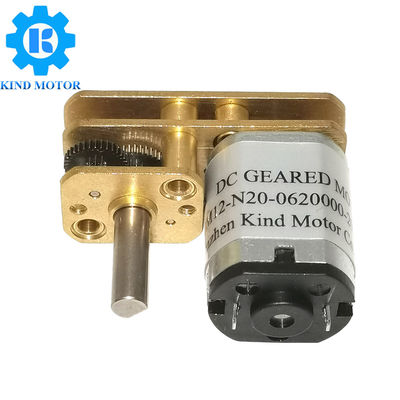 Stainless Steel Right Angle DC Gear Motor 3.2KgCm Stall Torque Carbon Brushed