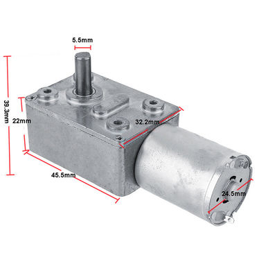 CCW Rotation DC Worm Gear Motor 12V Explosion Proof 46*32mm Size