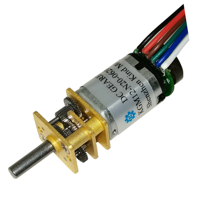200rpm 12mm N20 Gearbox Dc Motor High Torque With Extended Shafts