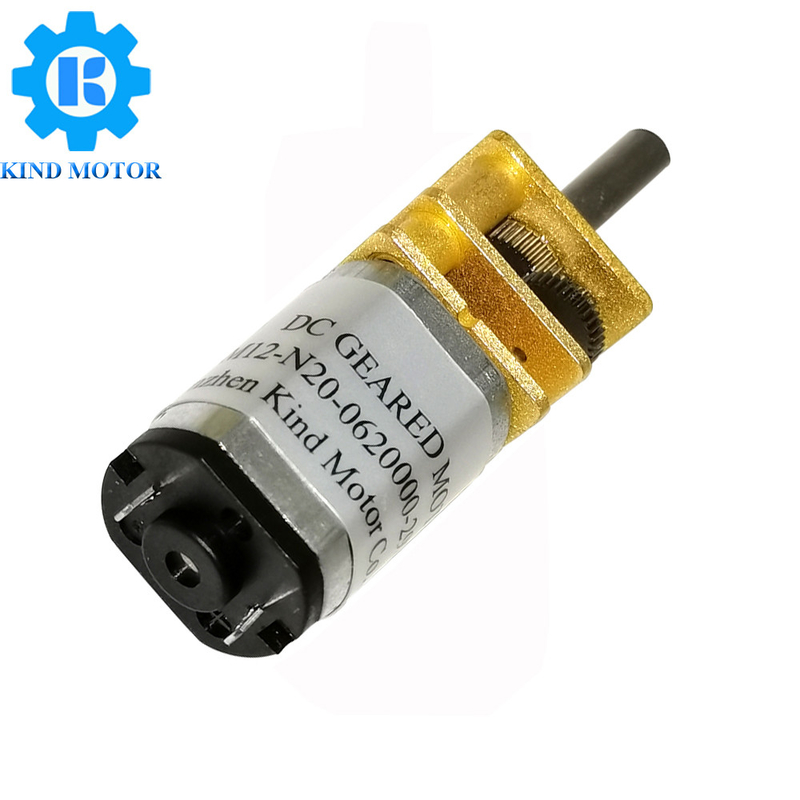 Micro DC Geared Motor 1 10-1 1000 Gear Ratio 10-2000 RPM Stall Torque 1.9Nm