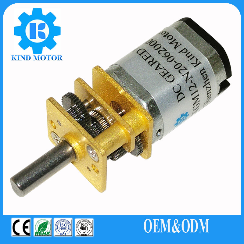 Micro DC Geared Motor Compact Lightweight Brushed Motor Stall Torque ≤1.9Nm
