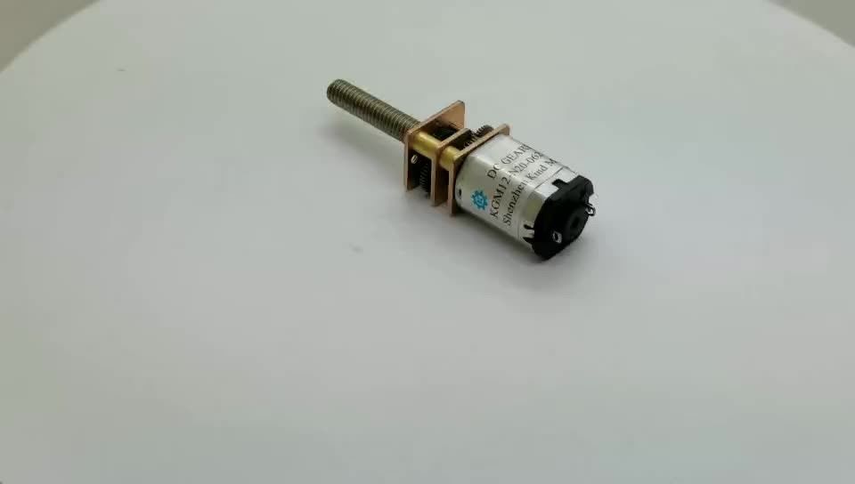 High torque low noise small 3 volt 6v M3 M4screw thread dc gear motor for robot