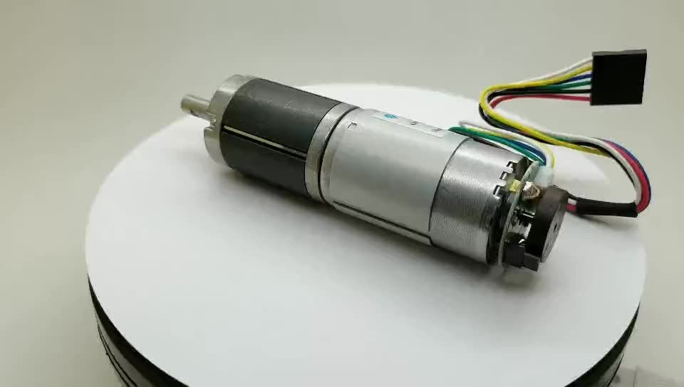 12v 18v 24v 10rpm 60rpm 10kg.cm 16kg.cm high torque dc planetary gear motor with encoder