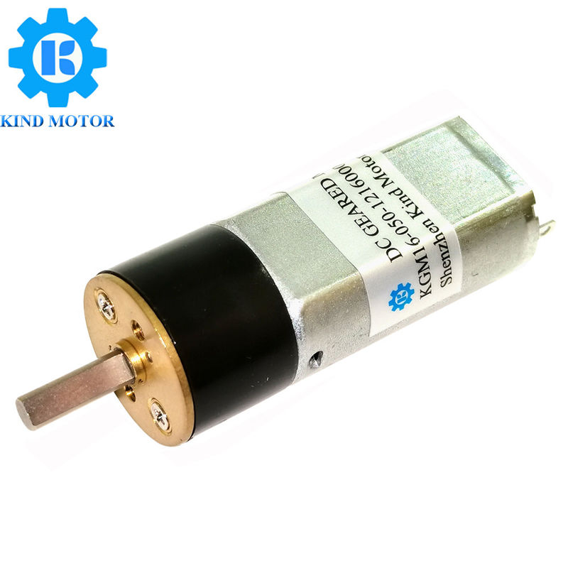 400mNm 24v Brushed Dc Motor , 37g Weight 40 Rpm Gear Motor