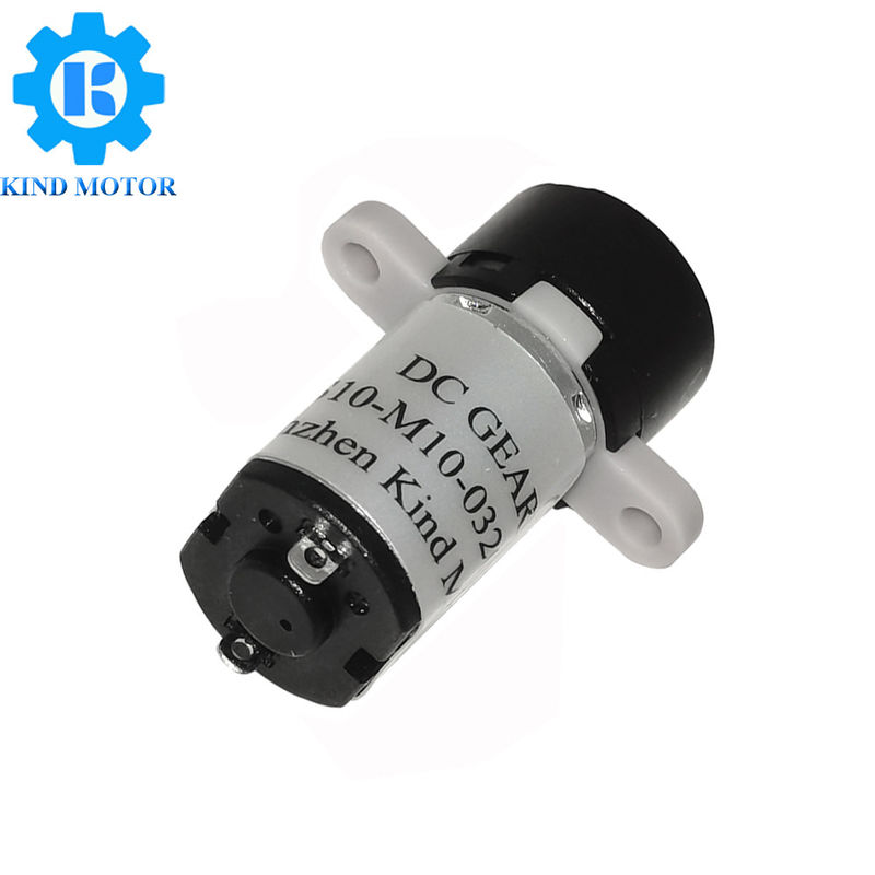 Micro 10mm 1.5v 3v 6v Dc Plastic Gear Motor With Mounting Ear And With Wires